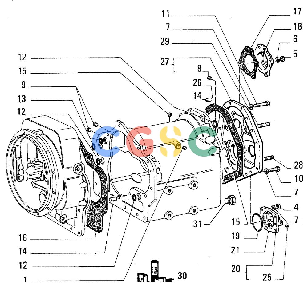纽荷兰零件查询(FL5B) - CRAWLER LOADER (B2.01[002]) - TRANSMISSION New Holland Constructuion