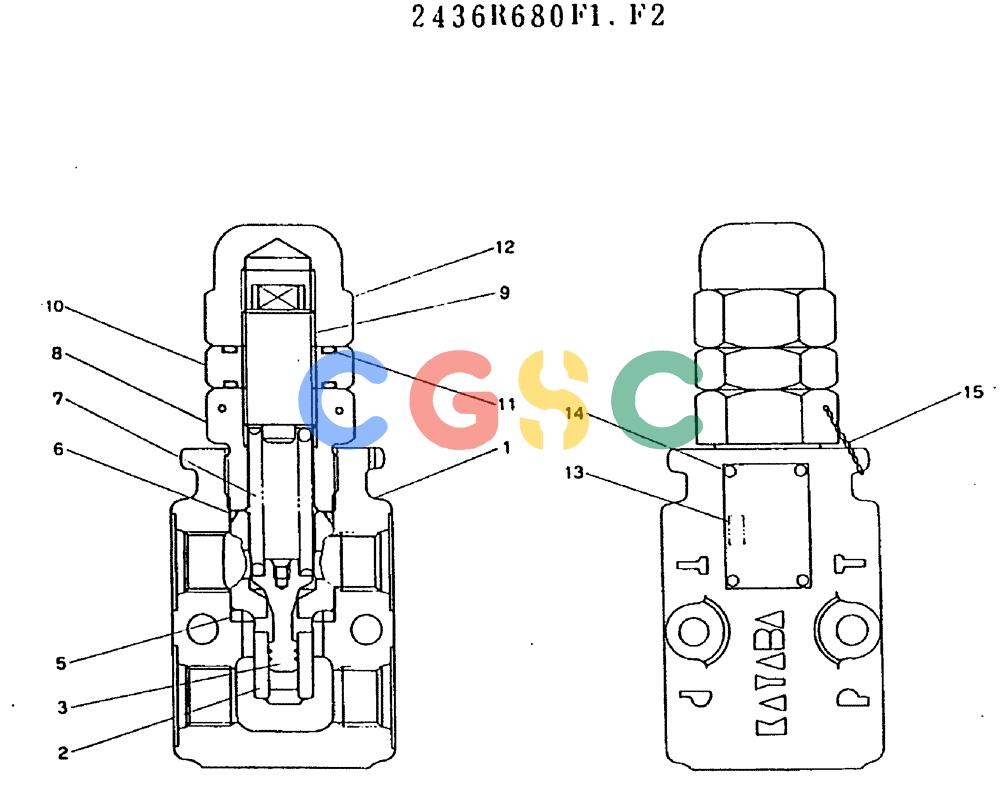神钢零件查询(MD180LC) - EXCAVATOR ASN YG0647 (1/80-12/06) (11-002) - VALVE ASSY, RELIEF Kobelco