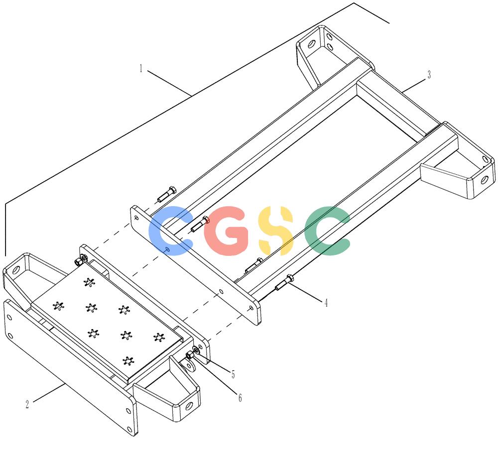 凯斯零件查询(810) - FLEX-AIR APPLICATOR - 2009 (9/09-12/11) (02-034) - BRACE, CENTER COAP SUPPORT Case Agriculture