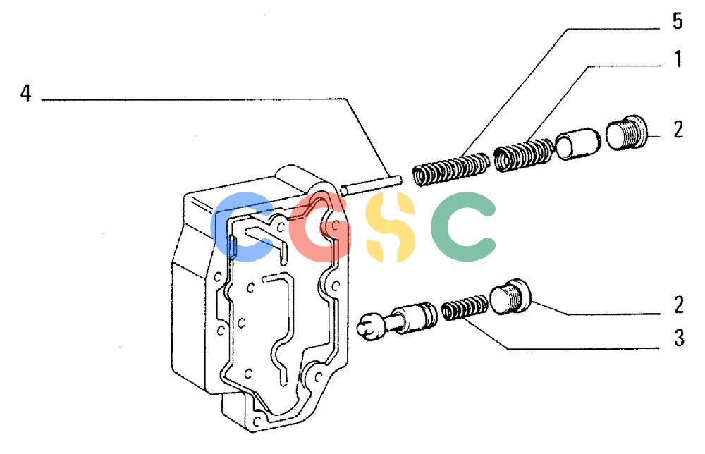 纽荷兰零件查询(FL5B) - CRAWLER LOADER (B2.34[001]) - MODULATING VALVE New Holland Constructuion