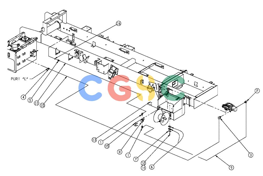 凯斯零件查询(438) - FLEX-AIR APPLICATOR - 2003 (3/03-10/03) (13-010) - PRESSURE WASHER W/WET KIT HYD Case Agriculture