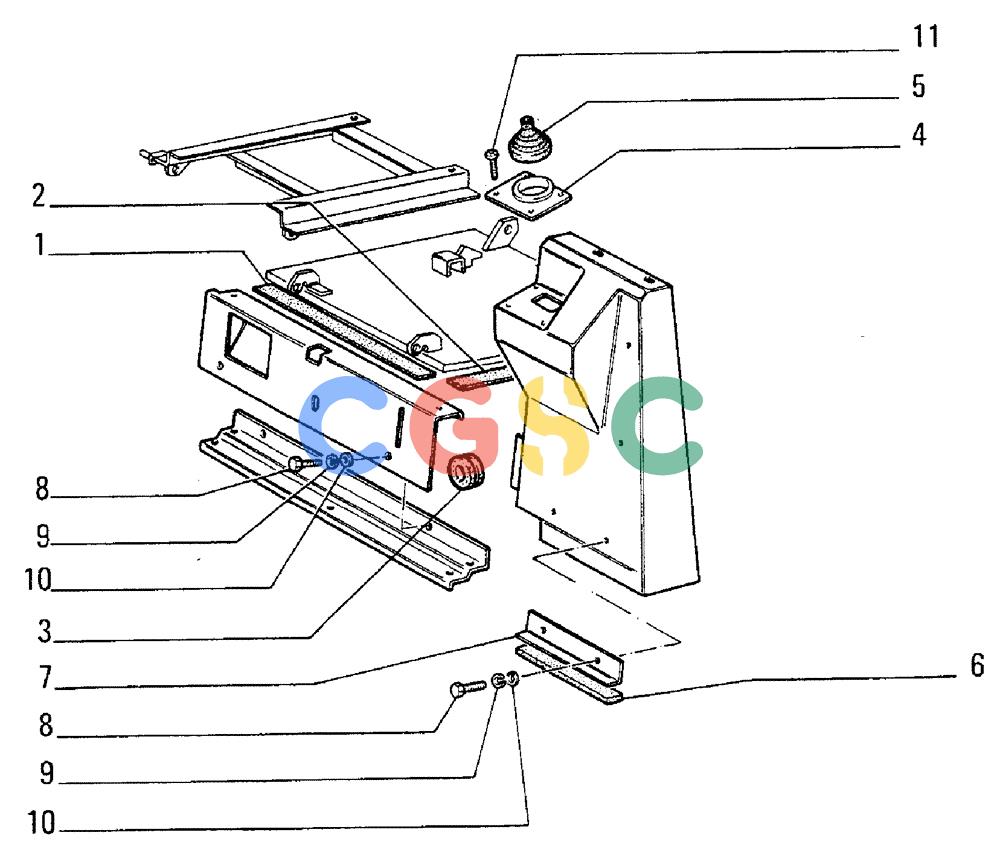 纽荷兰零件查询(FL5B) - CRAWLER LOADER (L3.04/2[002]) - MUDGUARDS AND FOOTBOARDS New Holland Constructuion
