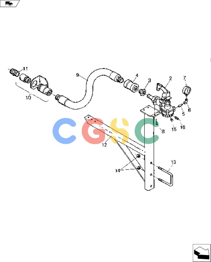 凯斯零件查询(3200) - TOOLBAR - DMI (1/80-12/90) (75.200.10) - SINGLE CONTINENTAL BUNDLE WITH. (1) MANIFOLD Case Agriculture