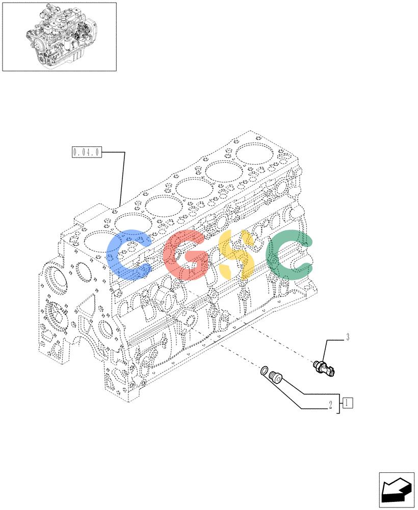 神钢零件查询(F4GE9684B J601) - ENGINE 504124794 - 920019901 (1/08-12/10) (0.27.2[01]) - MOTOR SENSORS (504175892) Kobelco
