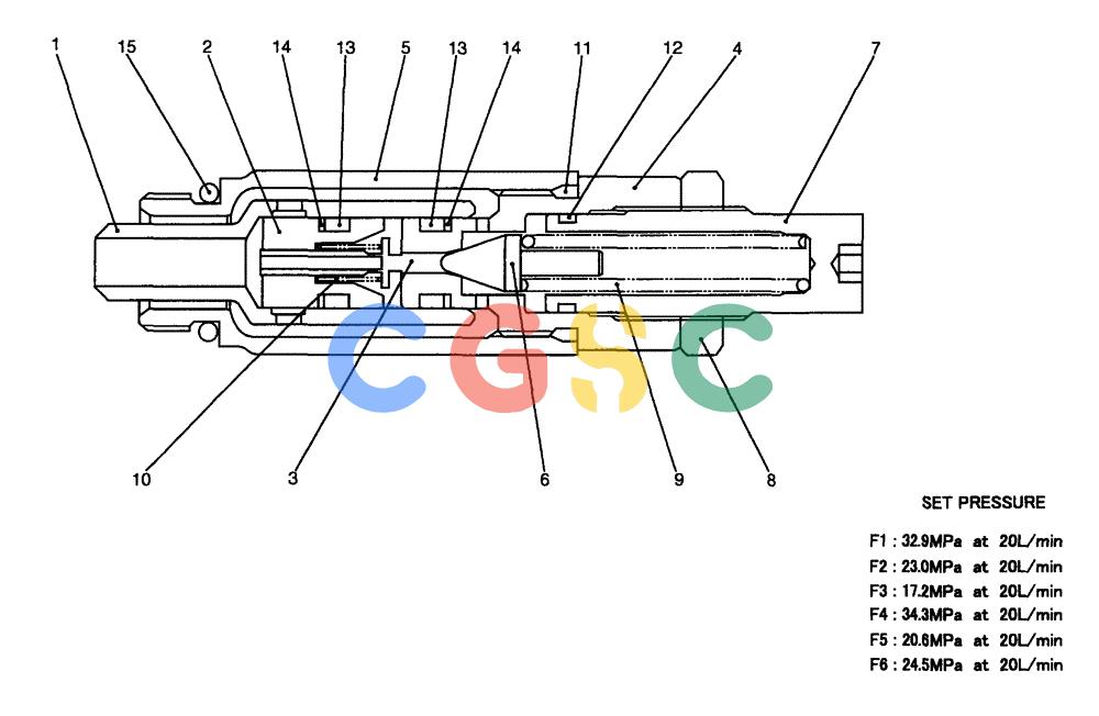 纽荷兰零件查询(E70) - MIDI CRAWLER EXCAVATOR (NA) (1/06-) (153) - VALVE ASSEMBLY, OVERLOAD RELIEF New Holland Constructuion