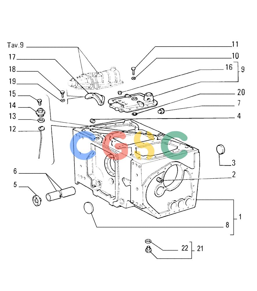 纽荷兰零件查询(FD175) - CRAWLER DOZER (N.A. VERSION)(S/N 061640 & AFTER) (1/93-) (1.277[01]) - REAR TRANSMISSION - CASE New Holland Constructuion
