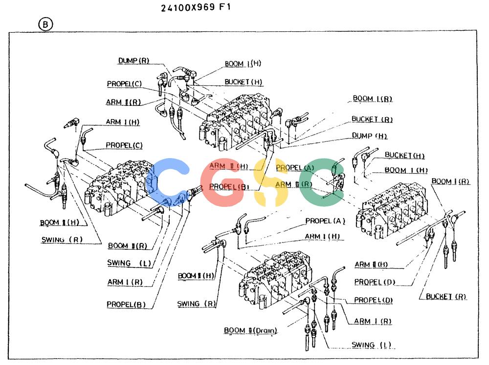 神钢零件查询(K935) - EXCAVATOR BTW L70106 - L70166, LU0067 (1/76-12/03) (11-012[03]) - CONTROL ASSY, G.M.ENG.MOUNT Kobelco