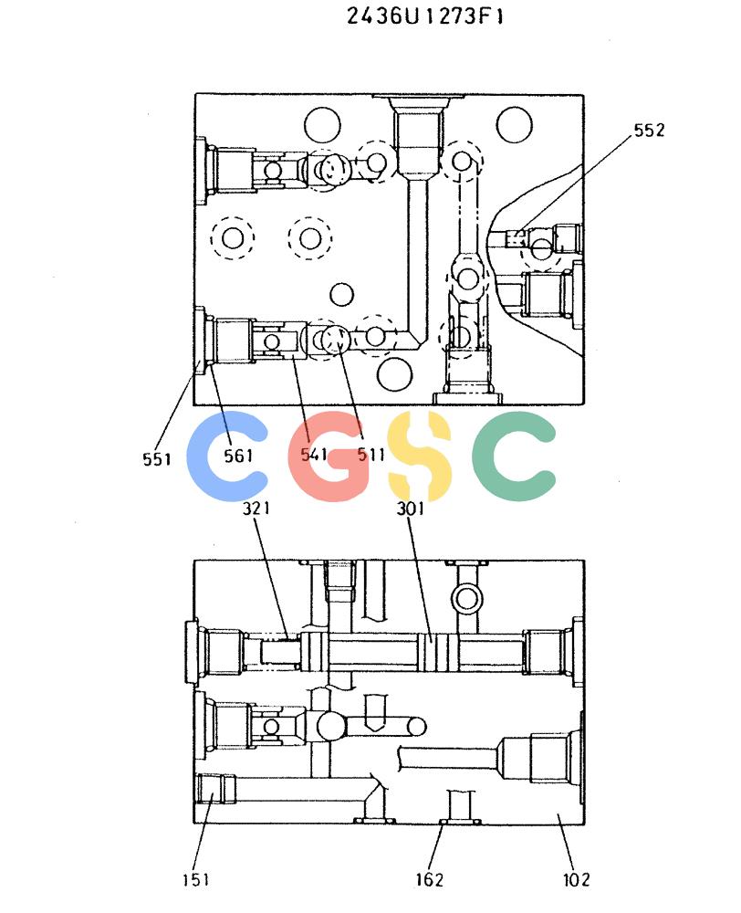 神钢零件查询(MD300LC) - EXCAVATOR BTW YC0101 - YC0300 (1/80-12/06) (08-007) - PLATE ASSY Kobelco