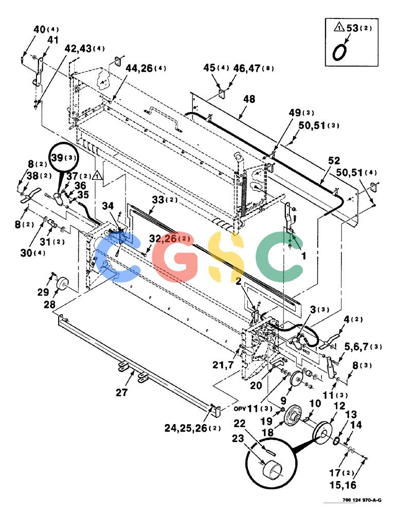 凯斯零件查询(8465) - CASE IH AUTO ROUND BALER (1/91-12/97) (9-62) - MESH WRAP KIT, BOX AND ROLLER DRIVE ASSEMBLIES, SERIAL NUMBER CFH0073272 AND LATER Case Agriculture