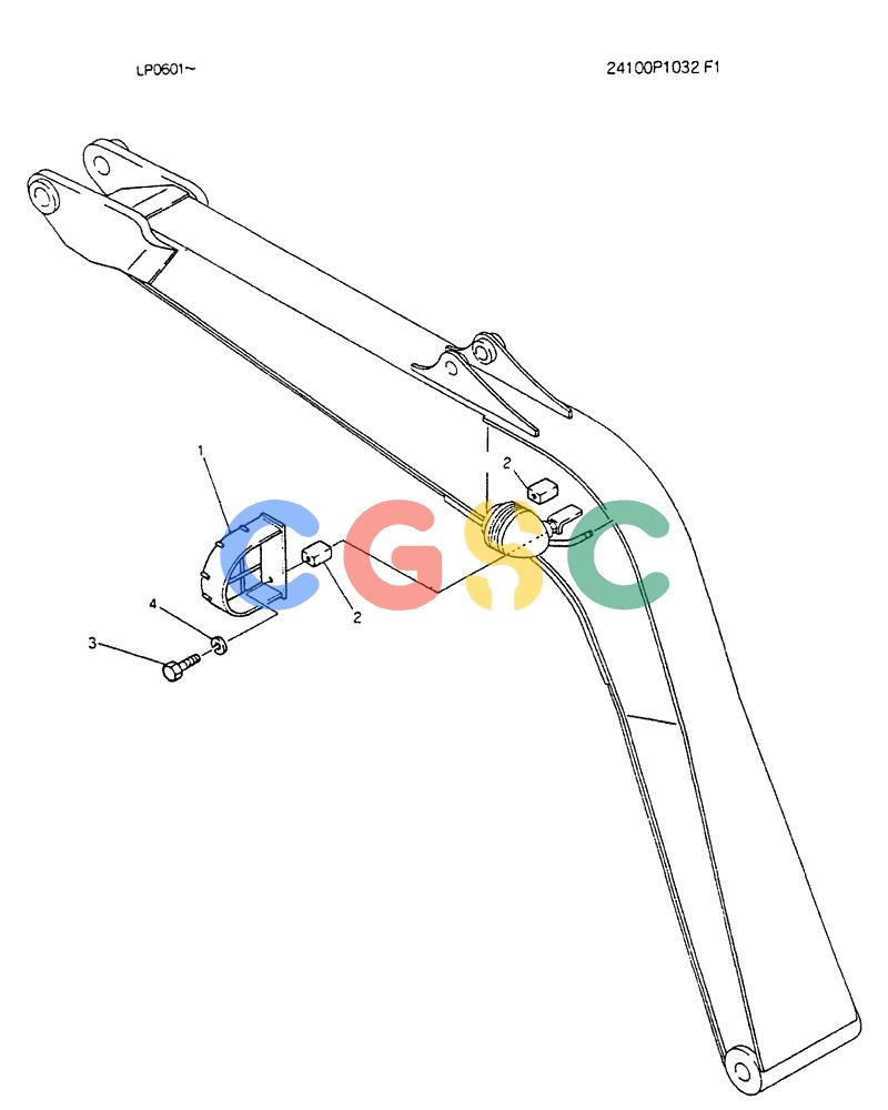 神钢零件查询(K905LC) - EXCAVATOR BTW YP0115 - YP0301 (1/85-12/03) (06-035) - BOOM, LIGHT Kobelco