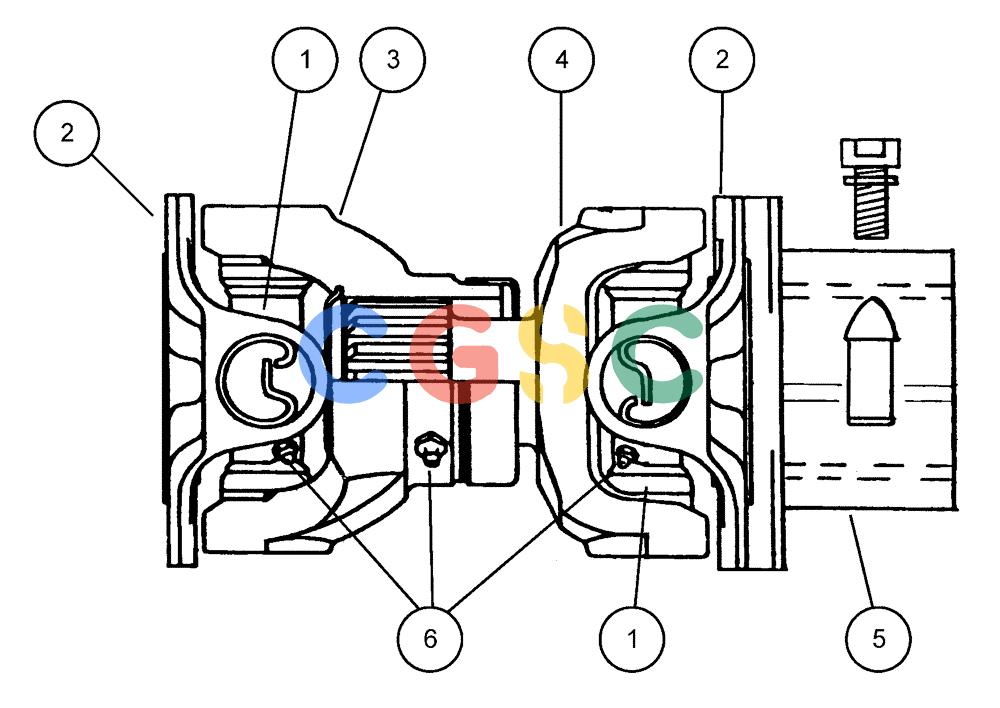 凯斯零件查询(438) - FLEX-AIR APPLICATOR - 2003 (3/03-10/03) (08-001) - DRIVELINE, 1350, SC, 14T, PFS Case Agriculture