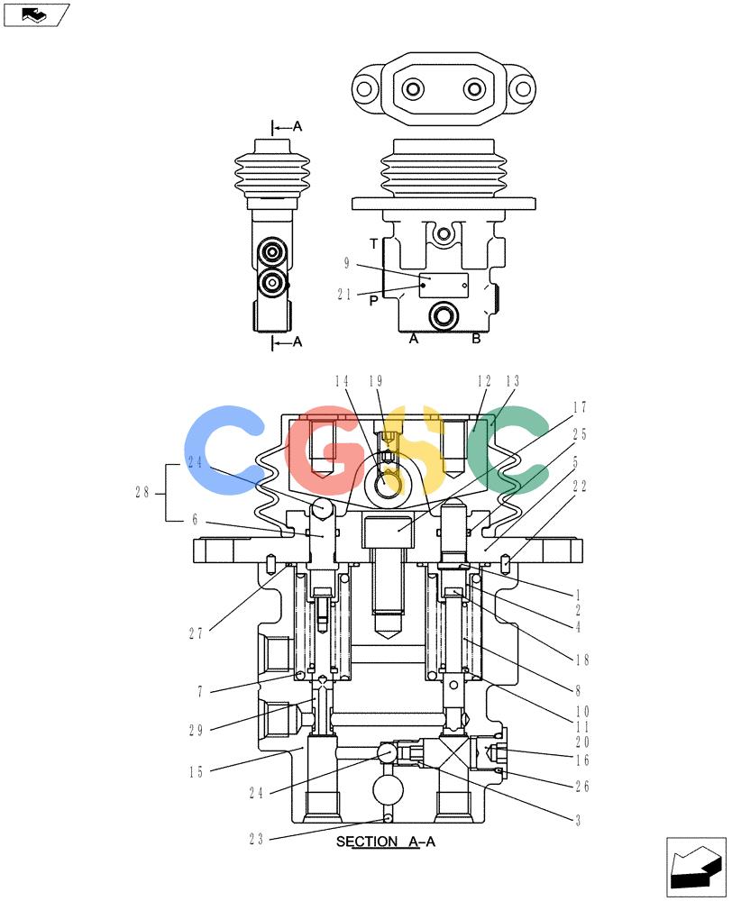 纽荷兰零件查询(E70BSR) - COMPACT CRAWLER EXCAVATOR ASN YT06-18001 (01-035[02]) - CONTROL LINES, REMOTE (NIBBLER & BREAKER) New Holland Constructuion