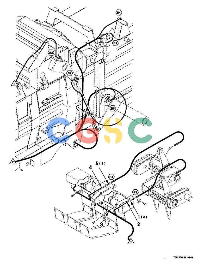 凯斯零件查询(8575) - CASE IH MID-SIZE RECTANGULAR BALER (NORTH AMERICA) (1/95-12/00) (09-050) - AUTO LUBE KIT-CONTINUED Case Agriculture