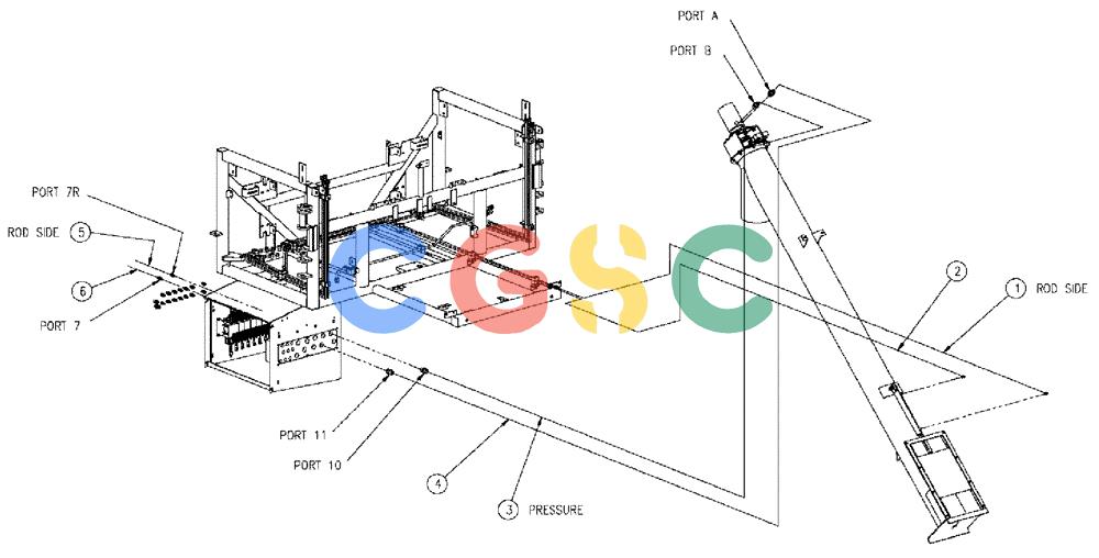 凯斯零件查询(810) - FLEX-AIR APPLICATOR - 2009 (9/09-12/11) (01-029) - MAIN AUGER HOSE GROUP Case Agriculture