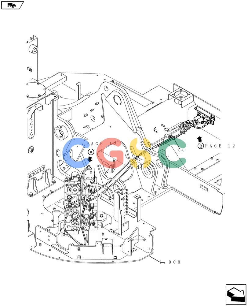纽荷兰零件查询(E235BSR) - CRAWLER EXCAVATOR (5/07-) (1.082[11]) - PILOT PIPING - 2-PIECE BOOM New Holland Constructuion