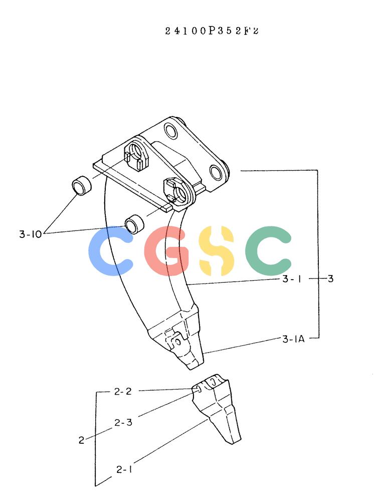 神钢零件查询(K903A) - EXCAVATOR BTW K2748 - K3928 (1/76-12/03) (09-009) - RIPPER ASSY Kobelco