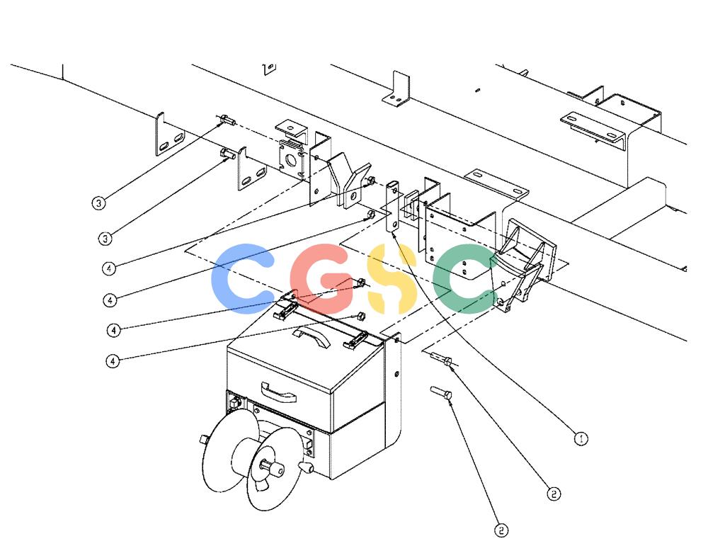 凯斯零件查询(FLX810) - FLEX-AIR APPLICATOR (10/03-8/09) (12-006) - PRESSURE WASHER MOUNT Case Agriculture