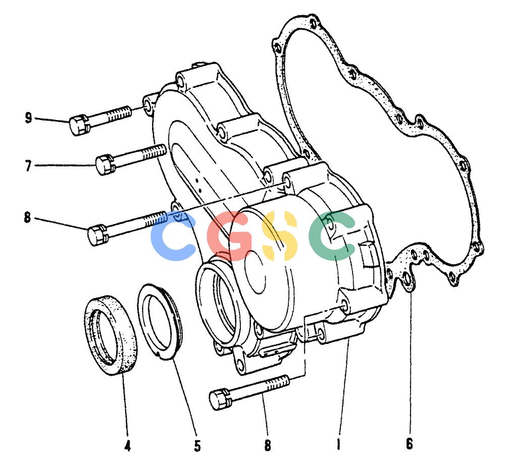 神钢零件查询(65R5P) - MITSUBISHI DIESEL ENGINE - LK300A WHEEL LOADER (1/06-12/06) (01-007) - TIMING GEAR CASE Kobelco