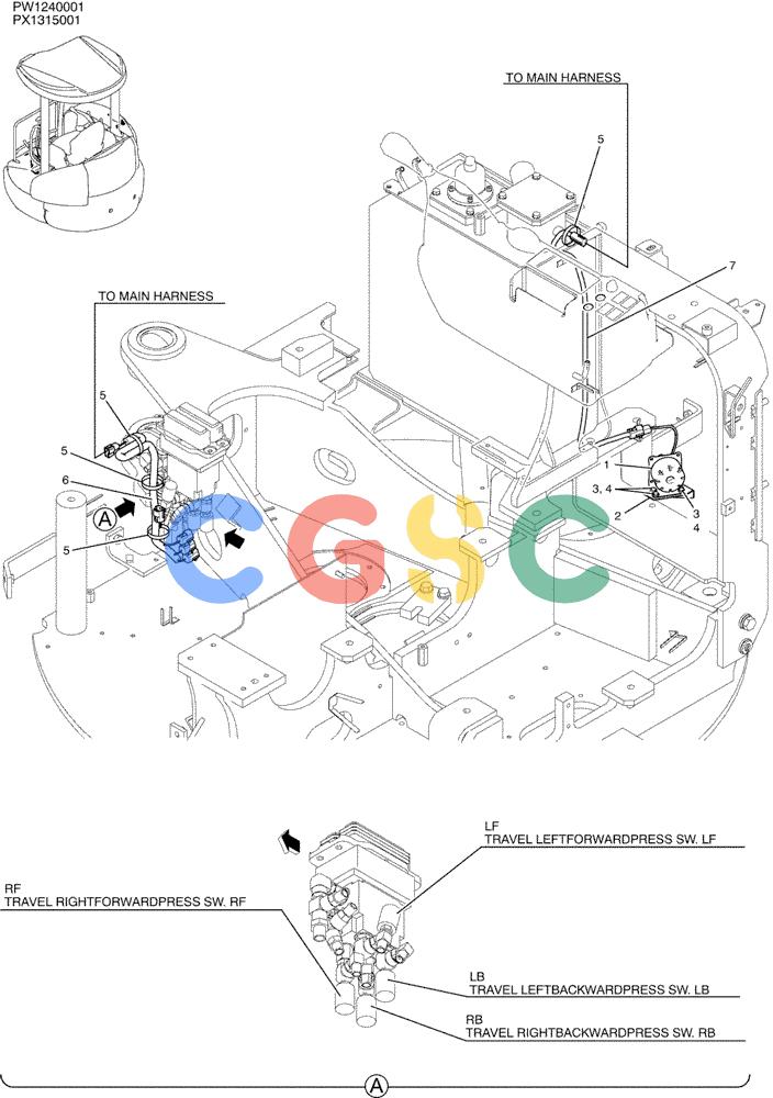 纽荷兰零件查询(E35SR) - COMPACT CRAWLER EXCAVATOR ASN PX13-15001 (N6TN61732) (NA) (1/06-) (05-022) - ALARM ASSEMBLY (TRAVEL ALARM) (PW53E00006F1) New Holland Constructuion