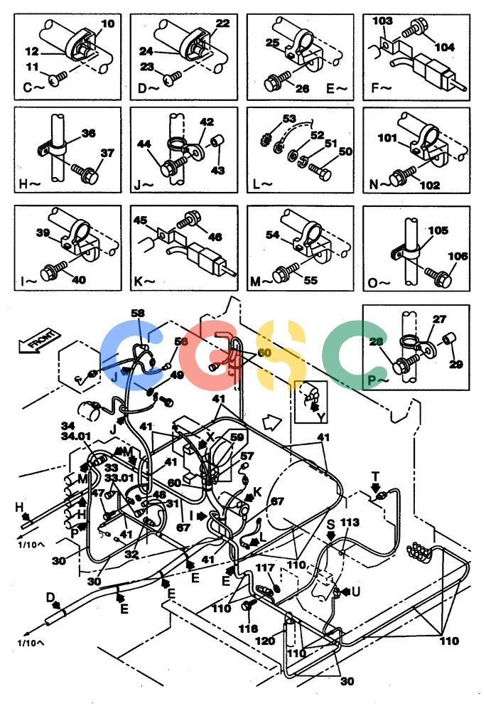 纽荷兰零件查询(E805) - CRAWLER EXCAVATOR (1/05-) (04-005-00[02]) - ELECTRICAL CIRCUIT - UPPERSTRUCTURE CHASSIS New Holland Constructuion
