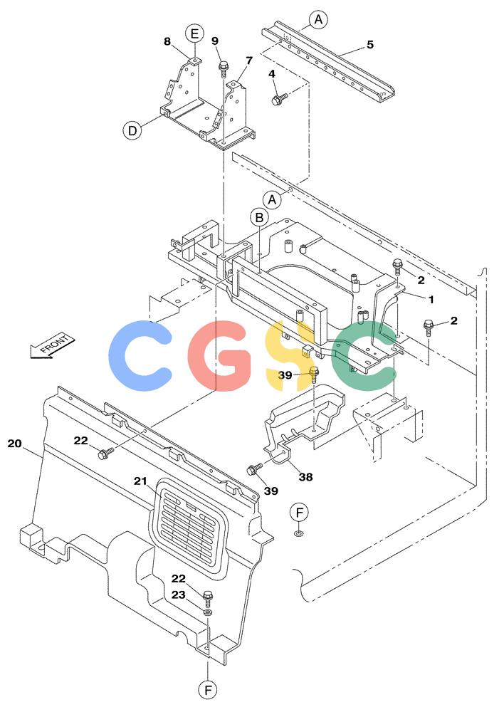 纽荷兰零件查询(E805) - CRAWLER EXCAVATOR (1/05-) (09-041-00[01]) - OPERATORS COMPARTMENT - CAB AIR CONDITIONING New Holland Constructuion