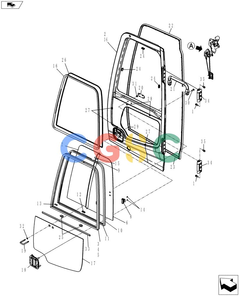 神钢零件查询(ED150-2) - BLADE RUNNER EXCAVATOR/DOZER ASN LH01-01001 (1/09-12/12) (01-062[07]) - CAB INSTALLATION Kobelco
