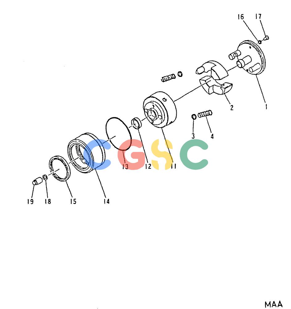 神钢零件查询(6D22-TC) - MITSUBISHI DIESEL ENGINE - K912, K912LC, & K916 (1/83-12/06) (03-012) - AUTOMATIC TIMER (INNER PARTS) Kobelco
