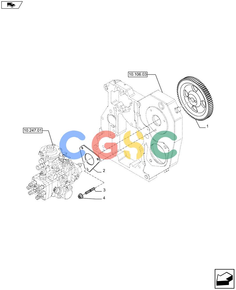 神钢零件查询(F4GE9684C J602) - ENGINE 5801385852 - 84369829 (1/13-) (10.247.02) - INJECTION PUMP - CONTROL Kobelco