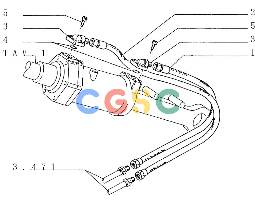 纽荷兰零件查询(FD145) - CRAWLER DOZER (N.A. VERSION) (10/98-) (9.470[02]) - TILT CYLINDER - FRONT IMPLEMENT - OPTIONAL CODE 76028815 New Holland Constructuion