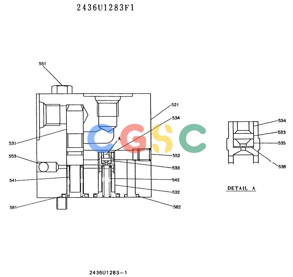 神钢零件查询(K912LC) - MARK II EXCAVATOR ASN YC-0301 (1/88-12/03) (11-014) - VALVE ASSY, REDUCTION Kobelco