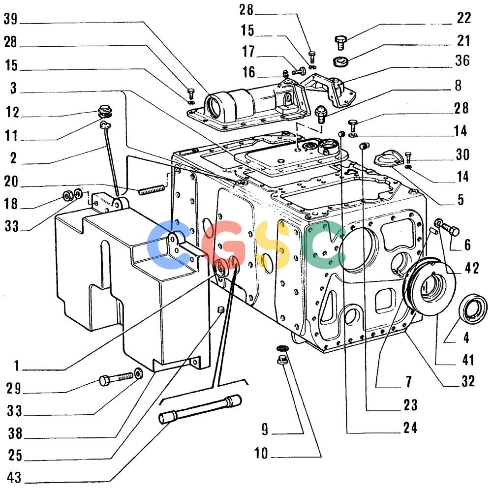 纽荷兰零件查询(FL14E) - CRAWLER LOADER (B4.08[001]) - REAR DRIVE BODY CASINGS AND COVERS New Holland Constructuion