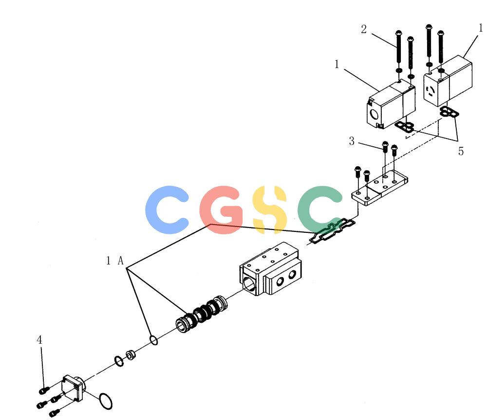 凯斯零件查询(FLX3510) - FLOATER (8/04-8/06) (07-018) - VALVE, AIR, DOUBLE SOLENOID Case Agriculture