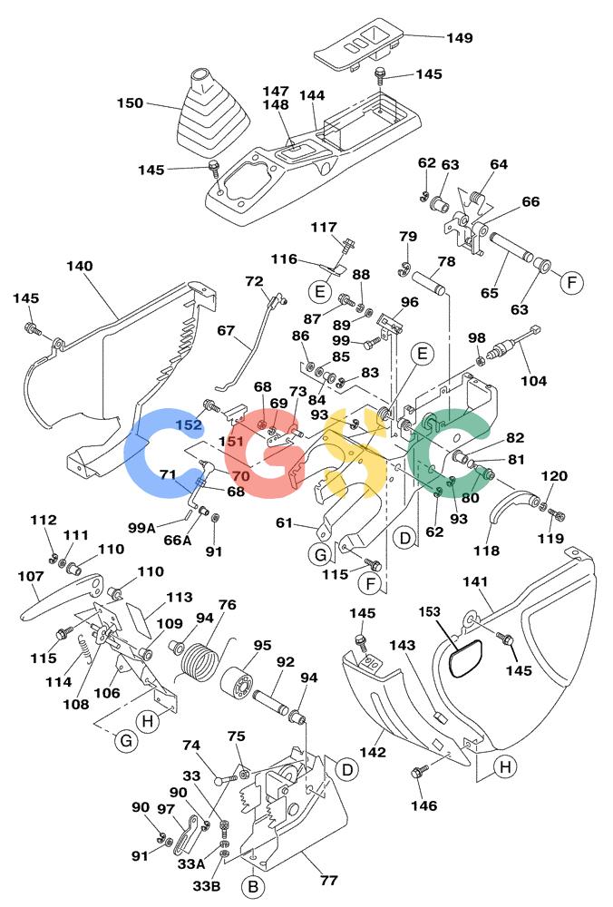 纽荷兰零件查询(E805) - CRAWLER EXCAVATOR (1/05-) (09-047-00[01]) - HAND CONTROL ARM - LEFT New Holland Constructuion
