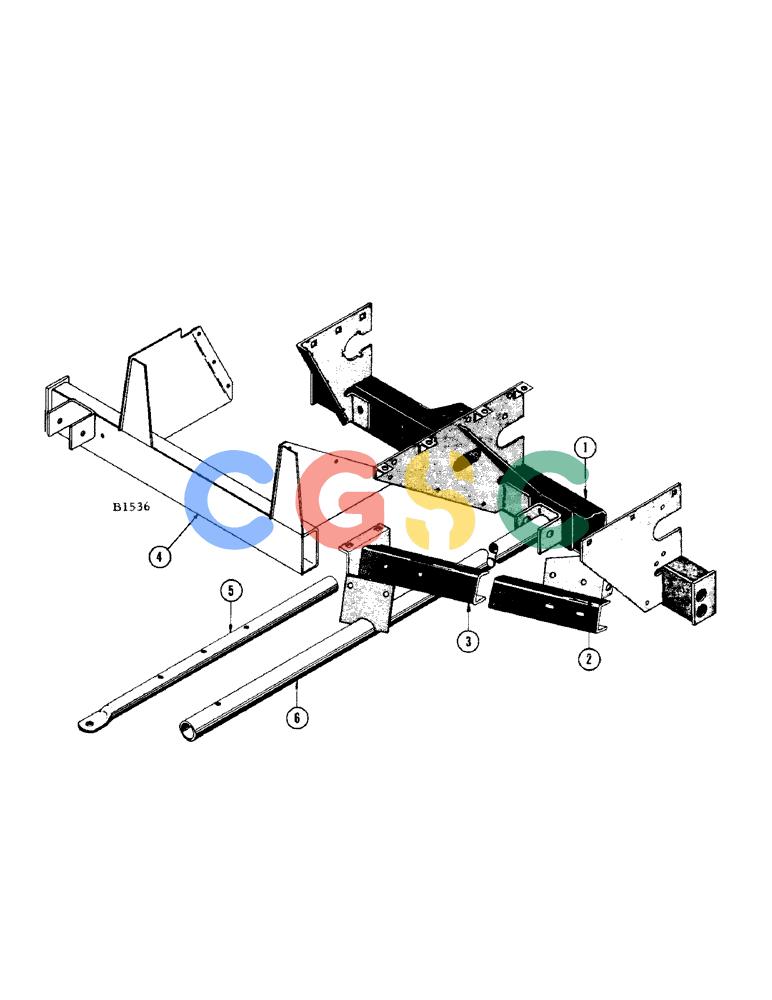 凯斯零件查询(200) - CASE TWINE TIE RECTANGULAR BALER (1/60-12/64) (40[A]) - AXLE Case Agriculture