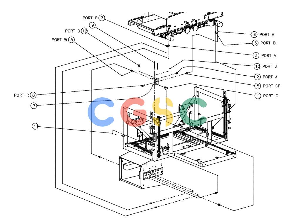 凯斯零件查询(FLX810) - FLEX-AIR APPLICATOR (10/03-8/09) (01-022) - CONVEYOR FITTING GROUP Case Agriculture