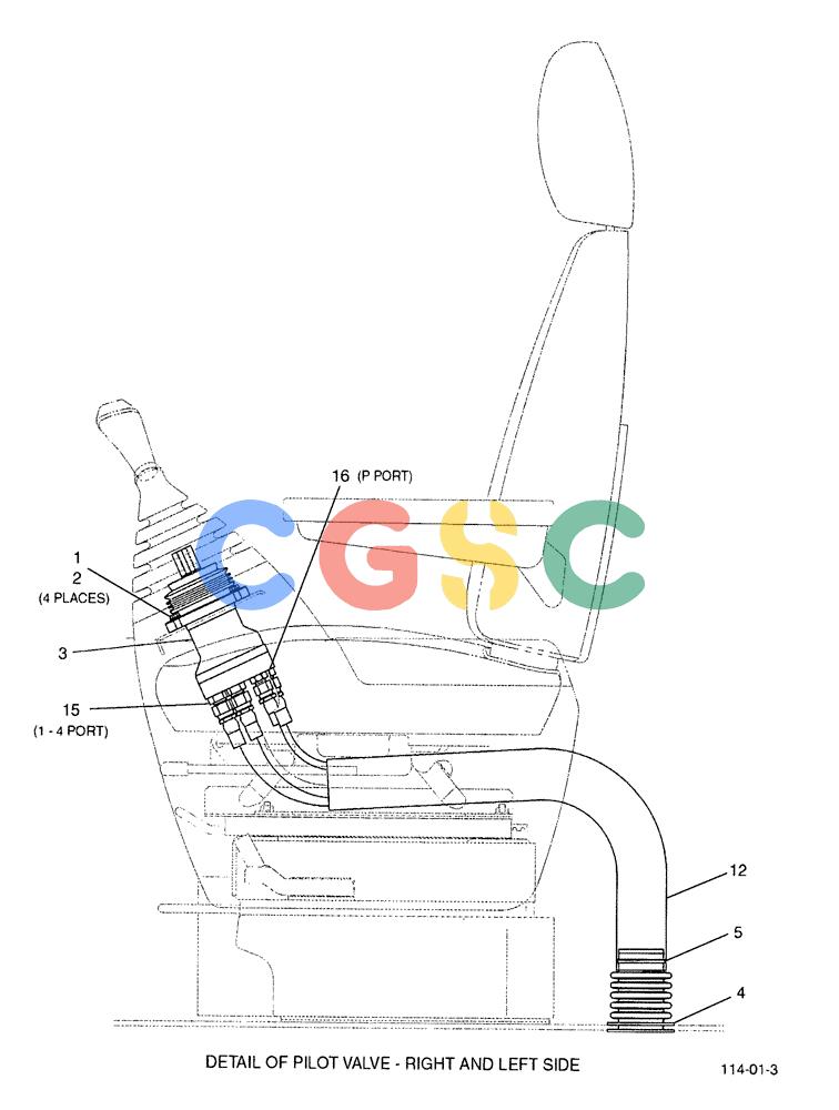 神钢零件查询(SK160LC-6E) - DYNAMIC ACERA EXCAVATOR 08/2004 ASN YM03U0523 (8/04-12/07) (01-027[03]) - CONTROL LINES - REMOTE, P/N YM68H00011F1 Kobelco