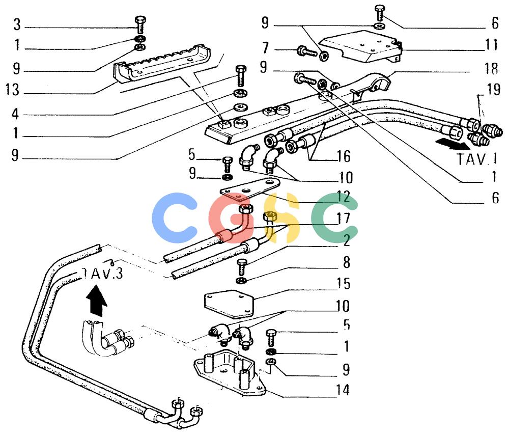纽荷兰零件查询(FD14E) - CRAWLER DOZER (93.4810[002]) - HYDRAULIC TILT (HA)-PIPING New Holland Constructuion