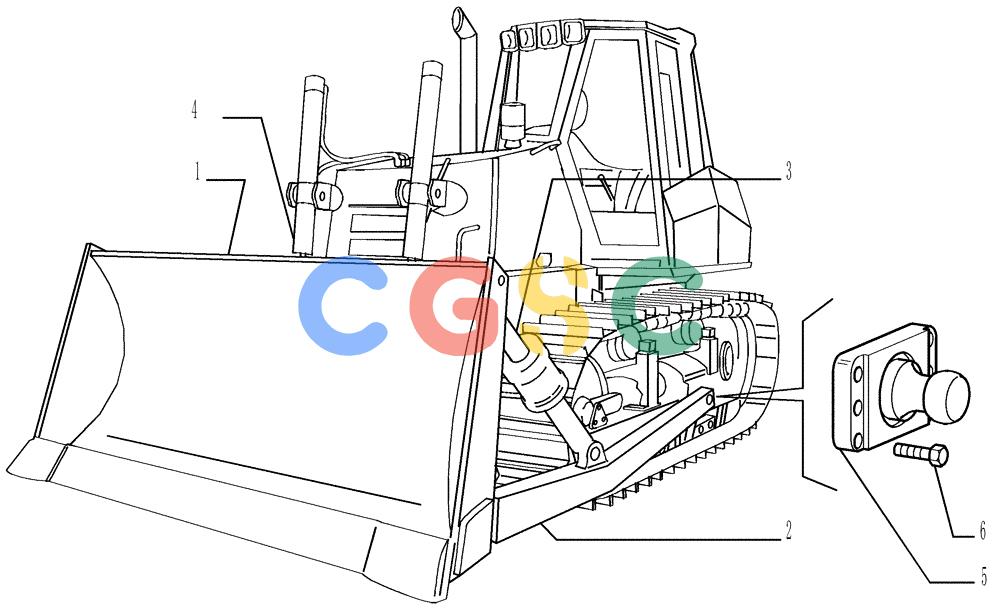 纽荷兰零件查询(DC150LT) - CRAWLER DOZER (6/00-) (9.465[01]) - BULLDOZER - STRAIGHT MOLDBOARD (HS) - OPTIONAL CODE 76054845 New Holland Constructuion