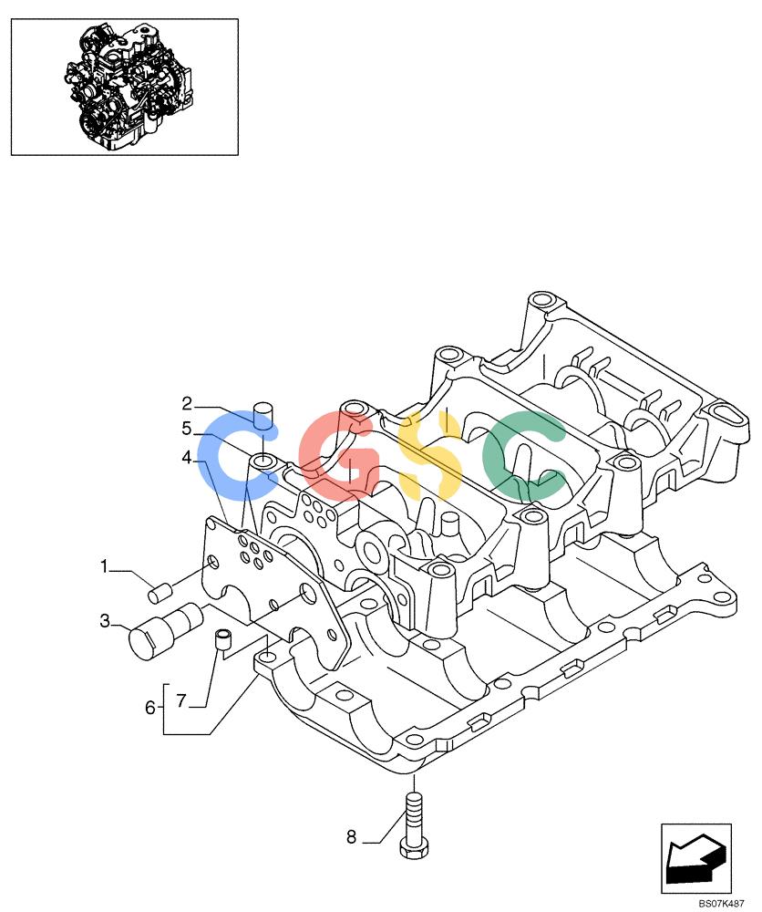 纽荷兰零件查询(D95B) - CRAWLER DOZER TIER 3 (3/08-) (02-28A) - DYNAMIC BALANCER, GEARS & SHAFTS New Holland Constructuion