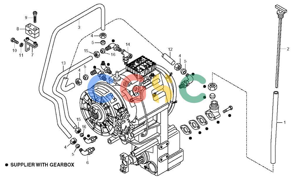 纽荷兰零件查询(AD300) - ARTICULATED DUMP TRUCK (1/01-) (1.211/3[29]) - GEARBOX TRANSFORMATION - RETARDER OPTION New Holland Constructuion