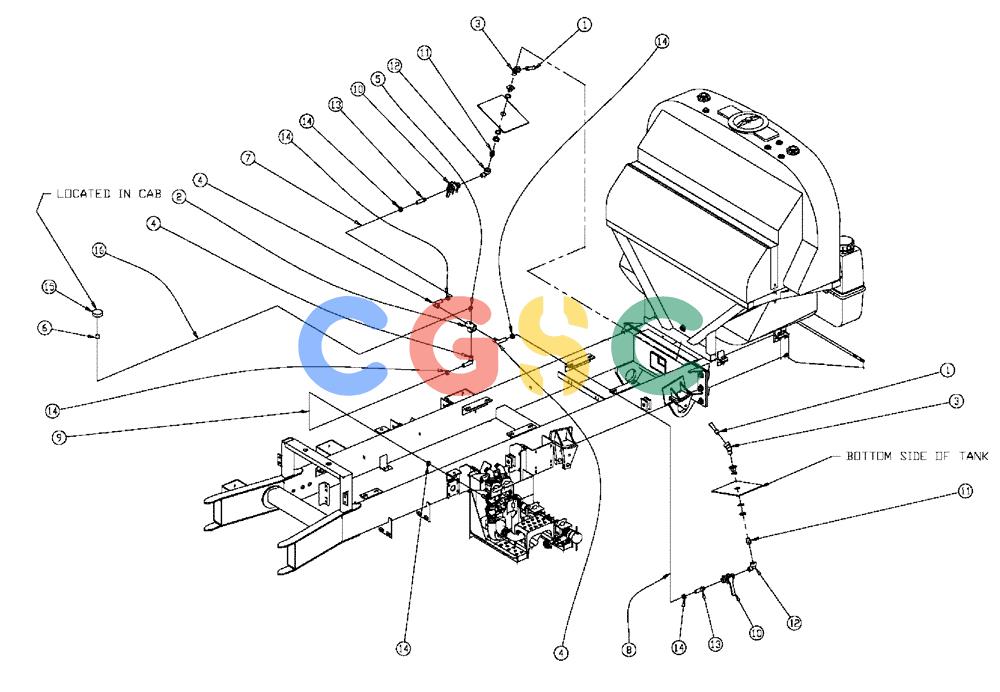 凯斯零件查询(438) - FLEX-AIR APPLICATOR - 2003 (3/03-10/03) (11-024) - SPARGE GROUP, FLEX LIQUID, 60’ & 70’ Case Agriculture