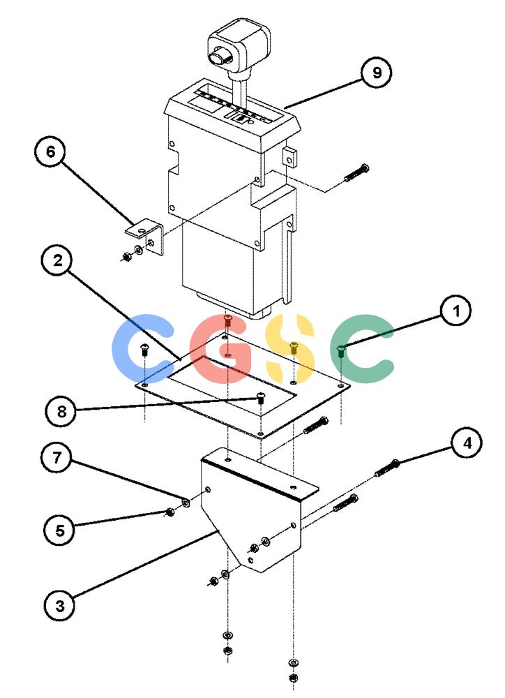 凯斯零件查询(4330) - TITAN FLOATER (6/98-8/99) (03-003) - SELECTOR ASSEMBLY Case Agriculture