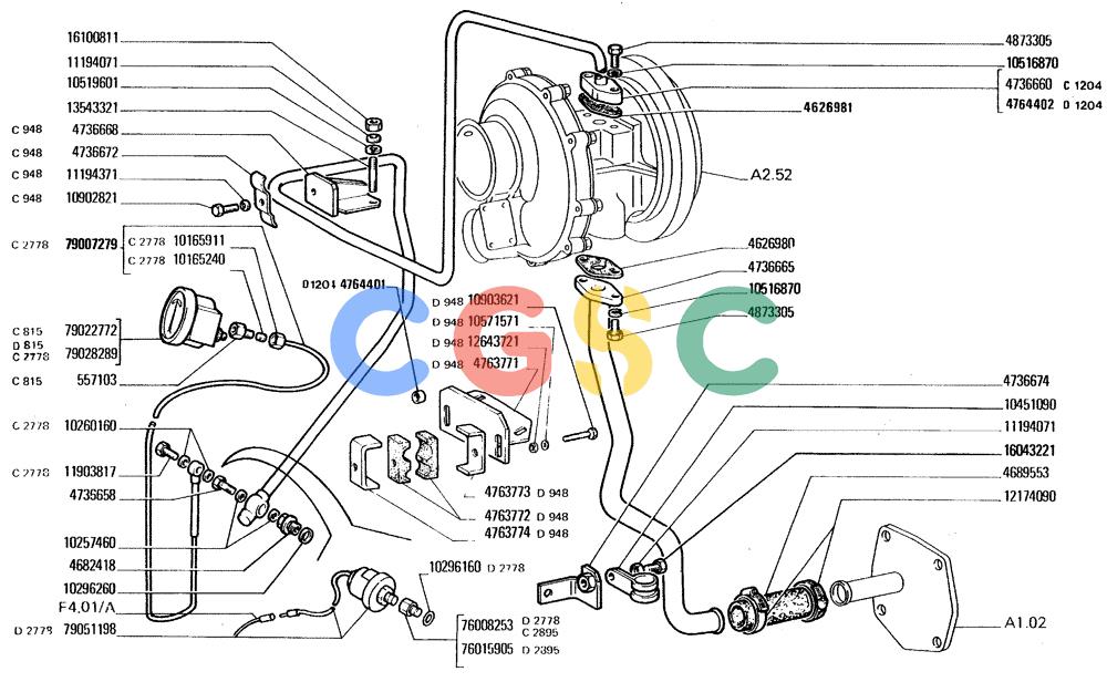 纽荷兰零件查询(FD20) - CRAWLER DOZER (A3.01[003]) - LUBRICATION SYSTEM New Holland Constructuion