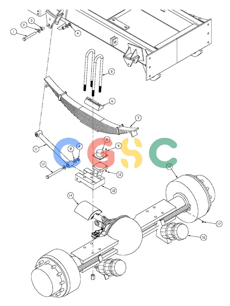 凯斯零件查询(4375) - TITAN FLOATER (5/98-8/99) (04-006) - REAR AXLE ASSEMBLY Case Agriculture
