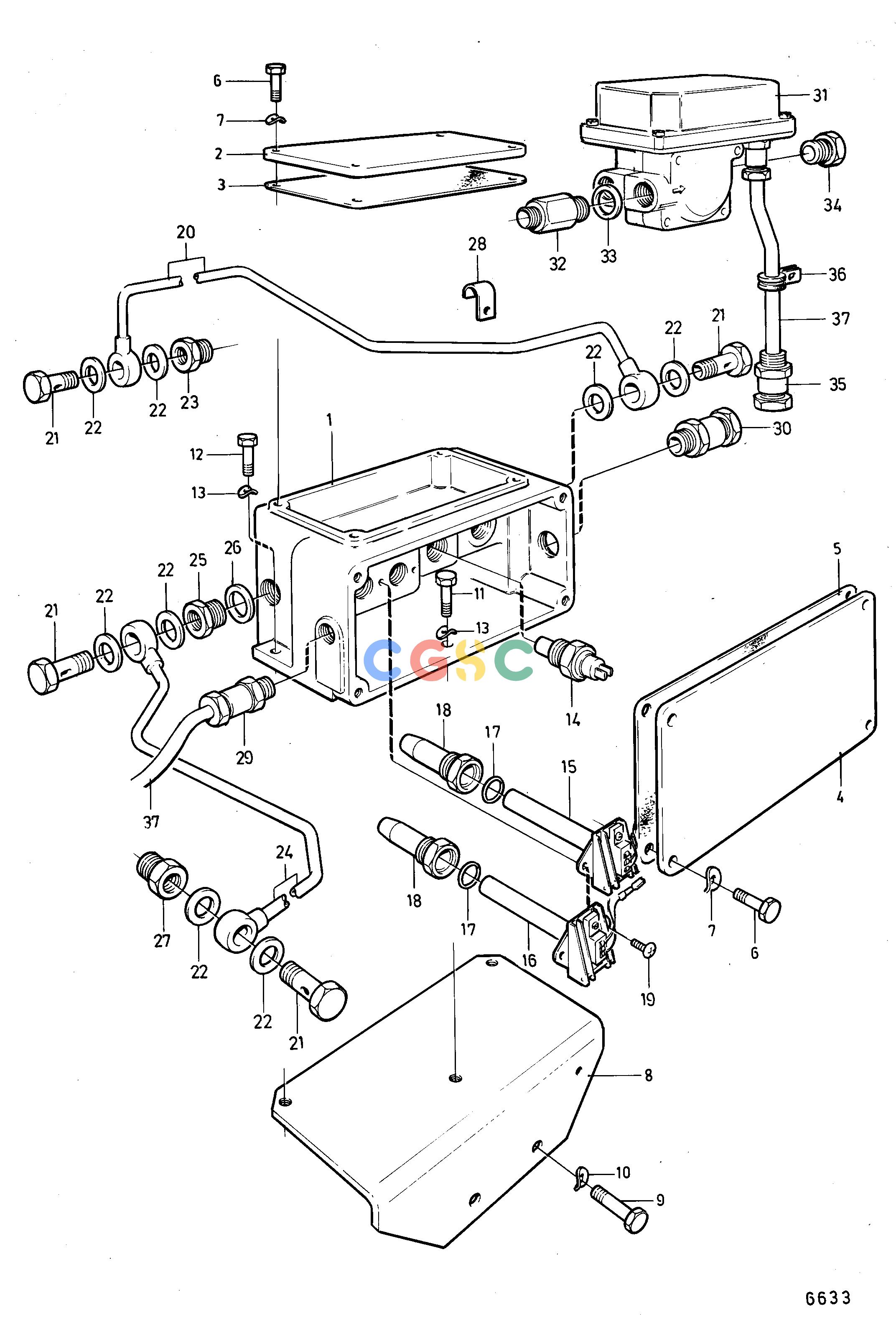 沃尔沃零件查询TMD102A; TAMD102A; TAMD102DElectrical SystemCoolant Supervision and Installation Components. Classified. AuxiliaryEPC Volvo Penta Parts catalog