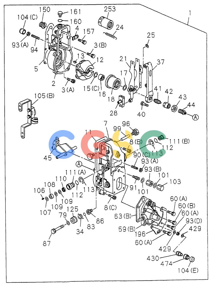 纽荷兰零件查询(EH70) - MIDI CRAWLER EXCAVATOR (N.A.) (1/05-) (206) - GOVERNOR; INJECTION PUMP New Holland Constructuion