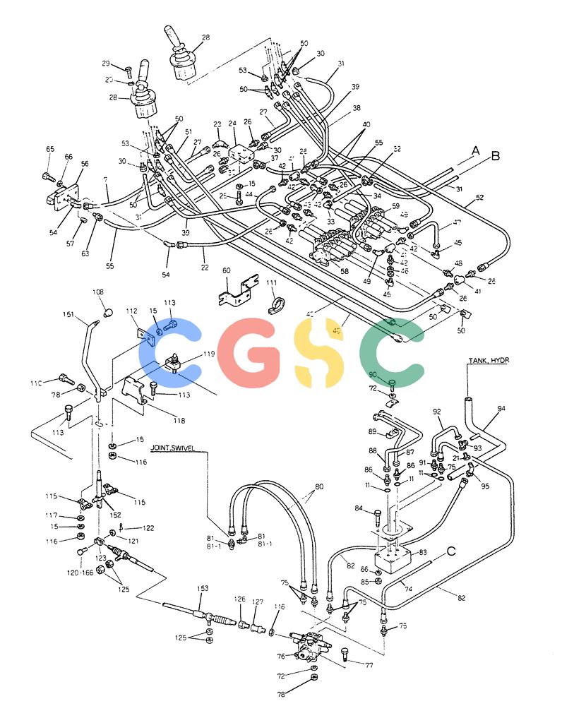 神钢零件查询(K903B) - EXCAVATOR ASN LE3401 (1/85-12/03) (11-013[01]) - REMOTE-CONTROL ASSY (DOZER & EXTRA), (FOR EXPORT) P/N 24100X1342F4 Kobelco
