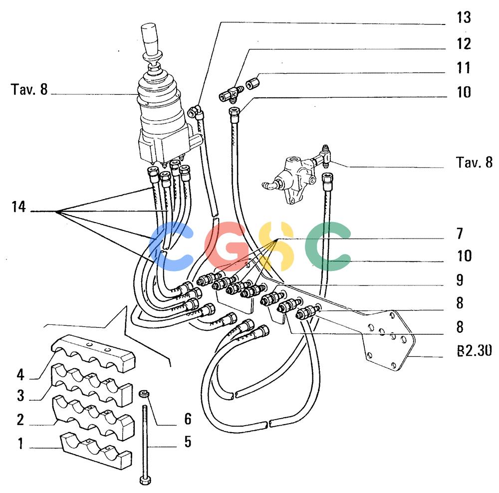 纽荷兰零件查询(FL14E) - CRAWLER LOADER (E3.02[012]) - HYDRAULIC SYSTEM New Holland Constructuion