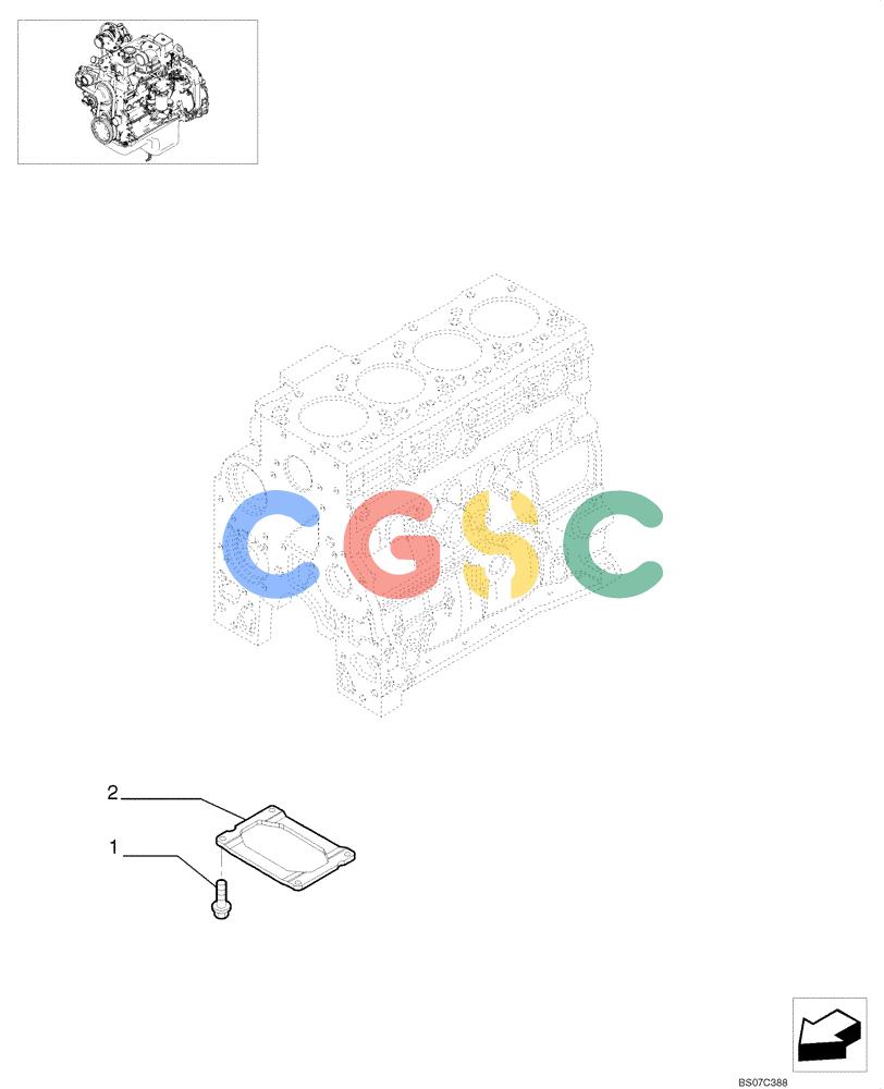 神钢零件查询(SK170-8) - ACERA MARK III EXCAVATOR - TIER 3 (NA) ASN YM04-U1601 - (5/07-12/12) (09-13[00]) - CRANKCASE (101660250001) Kobelco