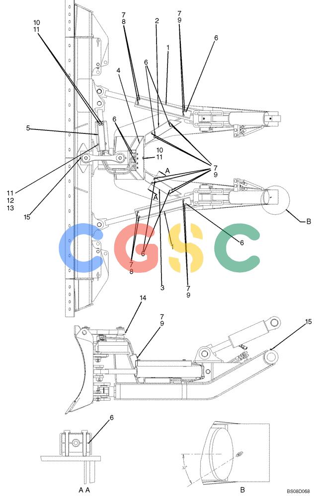 神钢零件查询(ED150-1E) - BLADE RUNNER EXCAVATOR/DOZER ASN YL05-00555 (11/03-12/04) (02-018[00]) - DOZER GROUP (YY51BU0005F1) Kobelco
